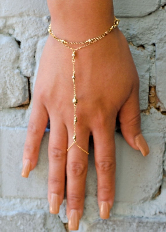 Gold Hand Chain
