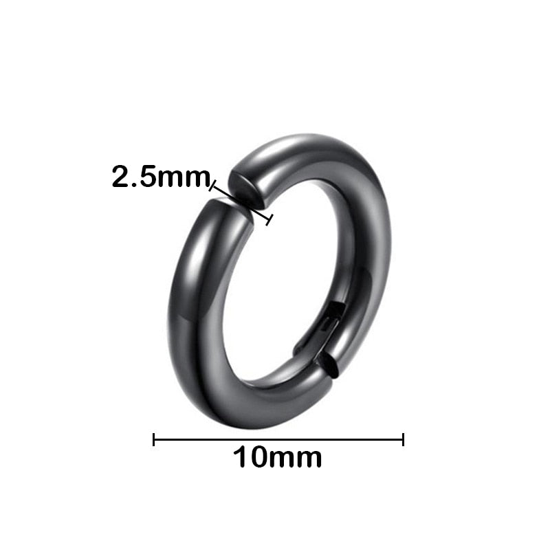 Men Stainless Steel Earrings