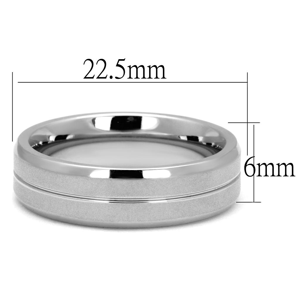 Men Stainless Steel No Stone Rings TK2917