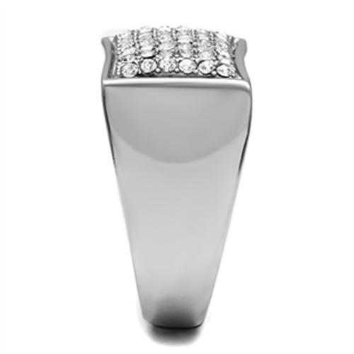 Men Stainless Steel Synthetic Crystal Rings TK357