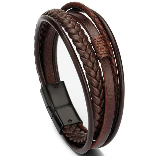 ZOSHI Trendy Genuine Leather Bracelets